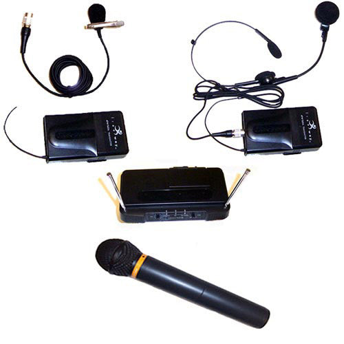 AmpliVox S1660 Wireless Handheld Microphone Kit