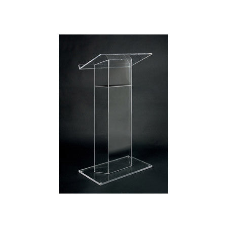 AmpliVox SN3050 Clear Acrylic Lectern Stand