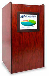 Amplivox SN3265 Visionary Multimedia Lectern - Medium Oak