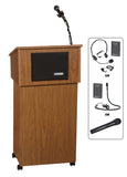 AmpliVox SW250 Tabletop Lectern with Sound & Wireless Microphone