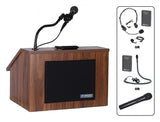 AmpliVox SW272 EZ Speak Lectern with Sound System & Wireless Microphone (2 colors)