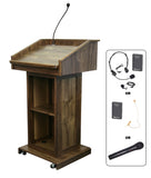 AmpliVox SW3020 Victoria Lectern with Wireless Microphone (in 5 colors)