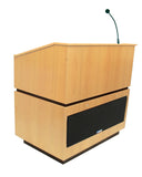 AmpliVox SW3030 Coventry Lectern with Wireless Microphone (5 Colors)