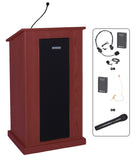 AmpliVox SW470 Chancellor Lectern with Wireless Microphone (in 3 colors)