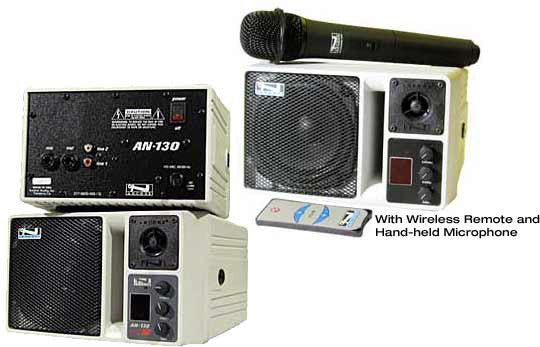 Anchor Audio White Speaker Monitor with Remote Control