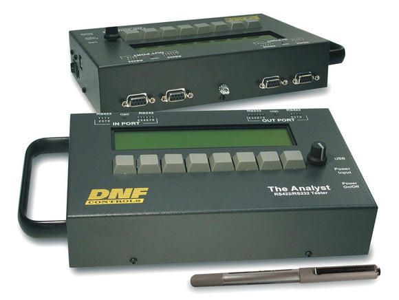 DNF Controls Analyst RS422/RS232 Tester