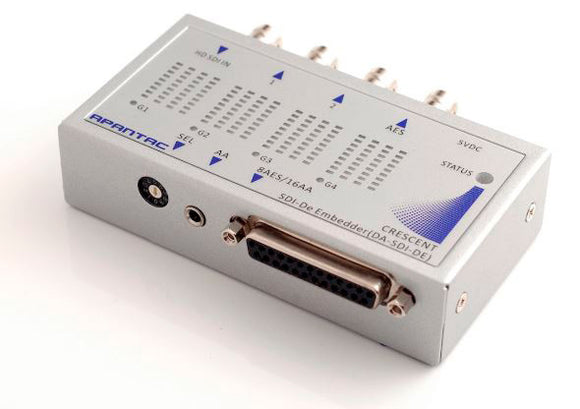 Apantac DA-SDI-DE-AA-BL SDI De-embedder with 1 x 2 SDI Distribution Amplifier