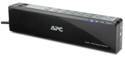 APC P8VNTG Audio/Video Power-Saving Surge Protector - 8 Outlet