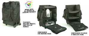 Arriba AC-165 Moving Head Style Bag w Wheels and Pull Up Handle