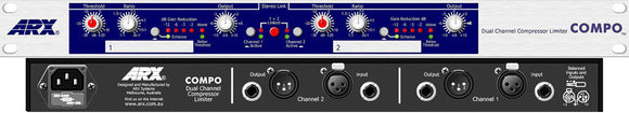 ARX Compo Operates As Two Independent Compressor/Limiters 1RU