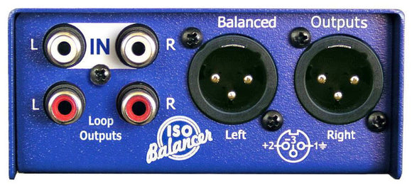 ARX IB-2 Audibox ISO De-Balancer Stereo XLR Balanced to Unbalanced RCA