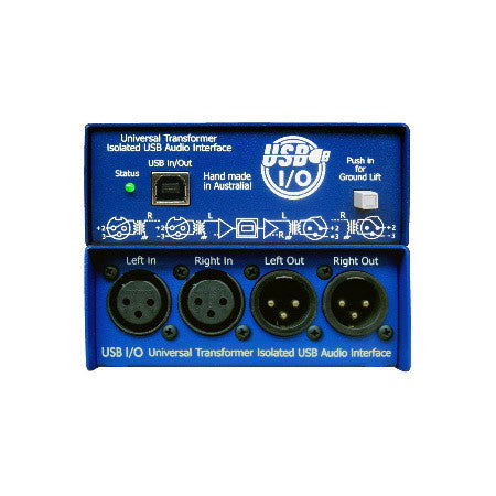 ARX USB-3 Audibox USB I/O Balanced Stereo XLR Inputs & Outs USB DI Box