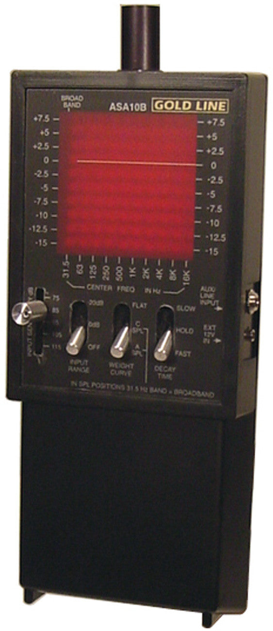 Gold Line ASA10B Hand-Held 10 Band Single Octave Analyzer