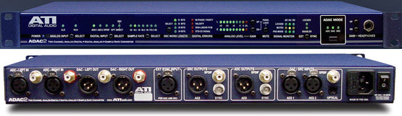 ATI Audio ADAC-2 24-bit 192kHz D-to-A and A-to-D & Sample Rate Converter