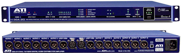 ATI Audio DDA-212BNC Series 2 Two-Input 1X12 or Dual 1X6 Digital Audio DA