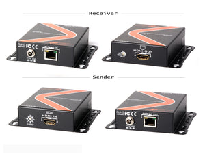 Atlona AT-HD4-SI40SR HDMI Extender Kit over single CAT5/6/7 with Full 3D Support