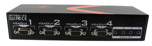 Atlona AT-VGA14A 1x4 VGA Distribution Amp w/Audio & Constant Power ON