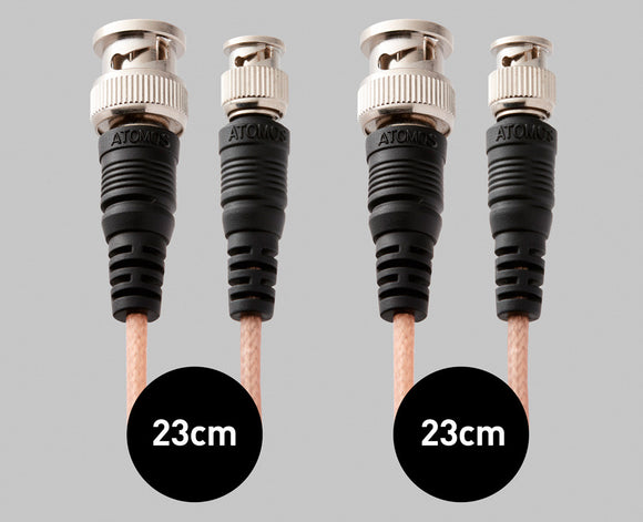 Atomos Mini BNC to BNC Female 9 inch Adapter Cable - 2 Pk