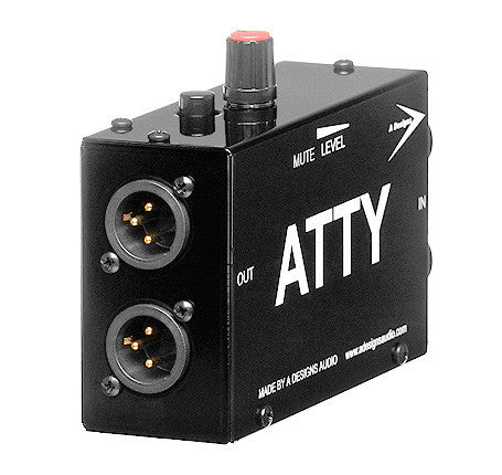 Audio Level Control Box With XLR IN/Out and Mute Button