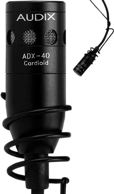 Audix ADX-40 Mini Pre-Polarized Condenser Mic Hyper Cardioid White