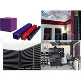 CornerFills 12inx12in Corner Studiofoam Acoustic Absorbers (Burgundy)