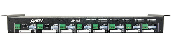 Aviom AV-M8 8-Channel Mic-Level Input Module