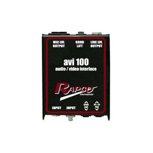 RapcoHorizon AVI-100 Audio-Video Interface & Level Matching Transformer