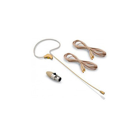 Avlex HSP-09BR Single Ear Headworn Microphone - Cocoa Brown