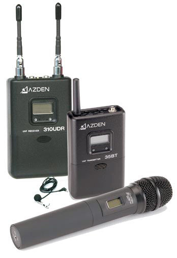 Azden 310ULH UHF On-Camera Handheld Body-Pack System