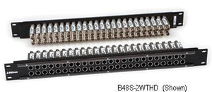 Bittree B52T-2WTHD 2x26 2RU Panel - Black - Normalling -Terminating