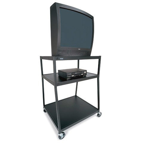 Bretford BB44-P4 Wide Body TV Cart with 2-Outlet E-Unit