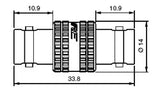 Canare BCJ-J BNC Female to BNC Female Barrel Adapter