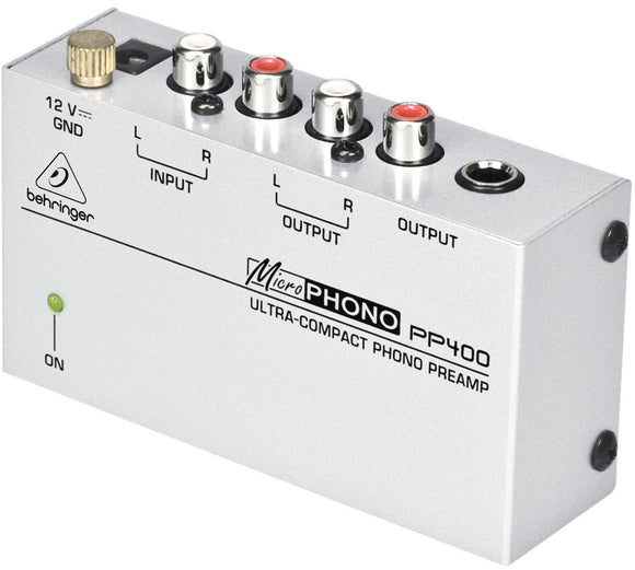 Behringer PP400 Ultra-Compact Phono Preamp