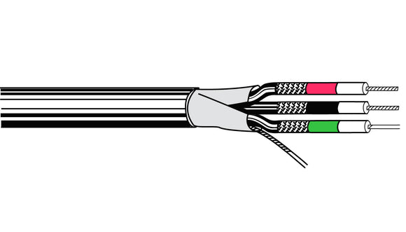 Belden 1522A Bundled RGB 5 Coax 30 AWG Miniature Type Cable 500FT