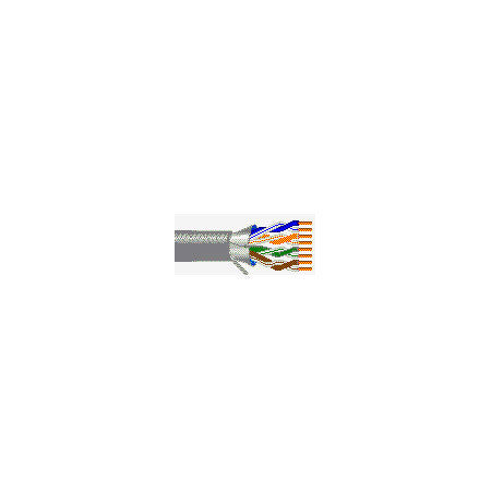 Belden 1533R 4-Pair 24 AWG DataTwist CAT5e ScTP Cable 1000FT Gray