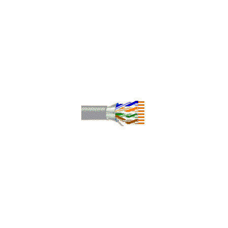 Belden 1624P DataTwist 24 AWG 4-Pair CAT5 ScTP Cable 1000FT Gray