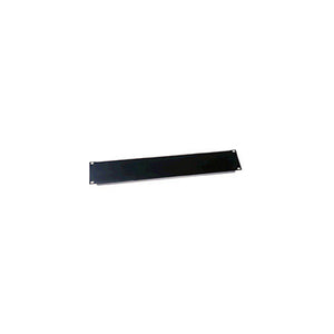 BL4 4 Space (7in) Flanged Aluminum Blank Panel Black Brushed Finish