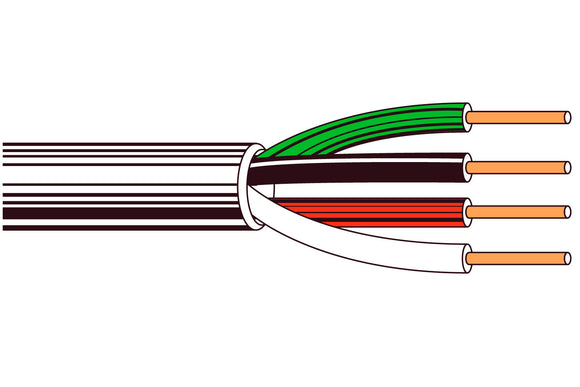 Belden 8444 22 AWG 4-Conductor Control and Audio Cable 500FT Chrome