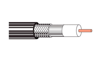 Belden 9116 RG6 18 AWG CATV Coax Cable 1000FT White