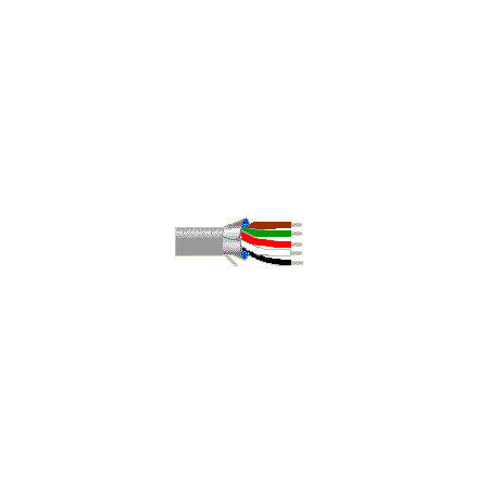 Belden 9535 24 AWG 5-Conductor RS-232 Computer Cable 1000FT Chrome box