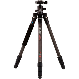 Benro C1182TB0 Travel Flat II Tripod Kit - Carbon Fiber Twist Lock Legs w/B0