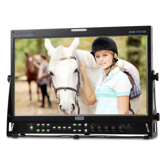 BON BXM-173T3G 17.3 Inch 3G/HD/SD-SDI & HDMI LCD Studio Broadcast & Production Monitor with PIP/ Waveform & Vectorscope