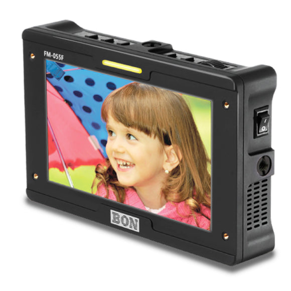 BON FM-055F 5.5 Inch 3G/HD/SD-SDI & HDMI Input/Output Full HD On-Camera Field Monitor with Waveform and Vectorscope