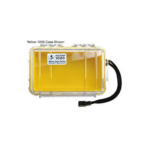 Pelican 1050 Micro Case Clear w/Yellow Liner