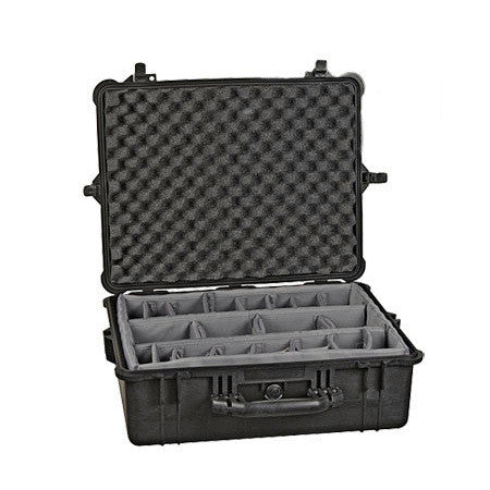 Pelican 1604 Case with Movable Dividers - OD Green