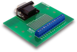 15-Pin Male DSUB to Screw Terminal Breakout Board