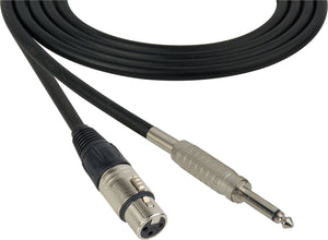 Belden Star-Quad Audio Cable XLR Female to 1/4" Male 3FT (Multiple Colors)