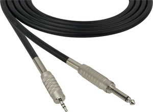 Belden Star-Quad Audio Cable 1/4" TS Male to 3.5mm TRS Male 6FT (Multiple Colors)