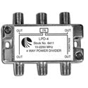 Blonder Tongue LPD-4 4-Way RF Splitter 1 Port Power Passing