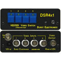 Burst DSR4X1 HD/SD SDI 4x1 Reclocking Video Switcher